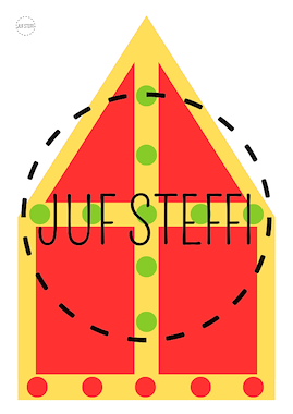 Lesmateriaal versier de mijter - legkaarten van auteur Juf Steffi slide 4