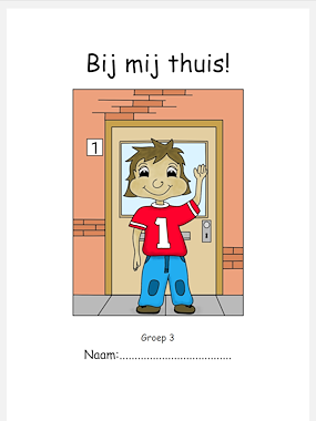 Lesmateriaal Werkboekje bij mij thuis groep 3 van auteur Juf Monique
