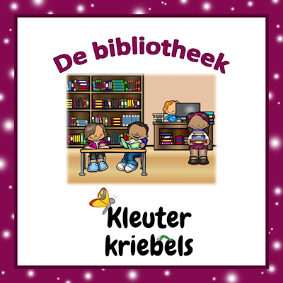 Lesmateriaal THEMABUNDEL: DE BIBLIOTHEEK van auteur Kleuter Kriebels