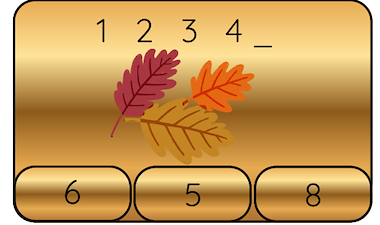 Lesmateriaal Knijpkaarten ontbrekende cijfer tot 20. Thema herfst van auteur Kleuterjuf Monique slide 1
