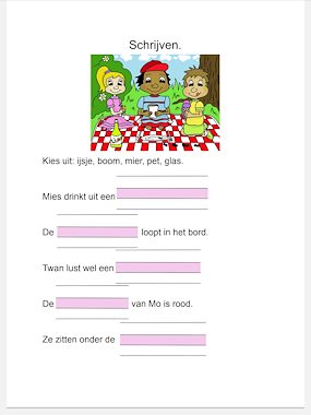 Lesmateriaal Werkboekje zomervakantie groep 3 van auteur Juf Monique slide 4