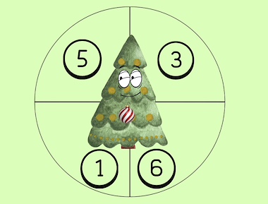 Lesmateriaal Thema Kerst : Hoeveel kerstballen? van auteur Juf Katy slide 2