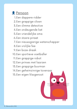 Lesmateriaal Verhalen verzinnen van auteur Alexandra Wit slide 2