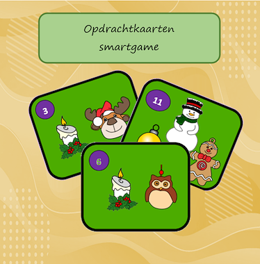 Lesmateriaal Smartgame Thema Kerstmis van auteur Jabbedabbedoe slide 2