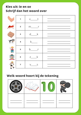 Lesmateriaal Spelling - korte en lange klanken van auteur Juf Chloe de mantaklas slide 3