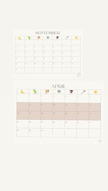 Lesmateriaal Maandkalender neutraal  van auteur knussekleuterwereld slide 2