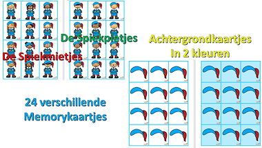 Lesmateriaal De spiekpietjes - memory van auteur Little Play Friends slide 2