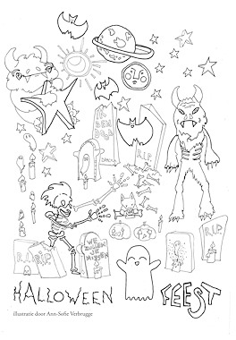 Lesmateriaal Wie is klaar voor Halloween? van auteur AnnSofie slide 1