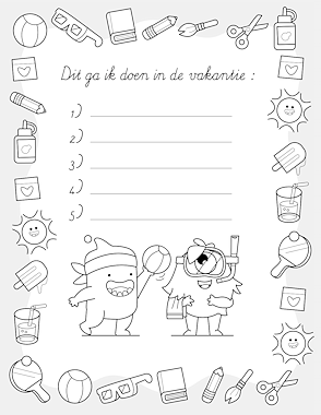 Lesmateriaal Classdojo werkbladen einde schooljaar  van auteur De monsterklas van Juf Liesl