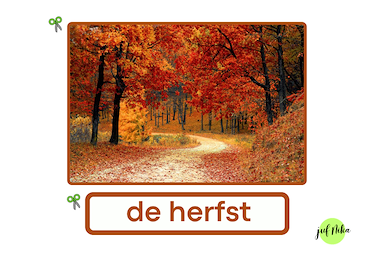 Lesmateriaal Weerkalender kaartenset van auteur Juf Nika slide 4