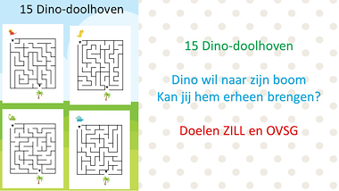 Lesmateriaal Doolhoven dinosaurussen van auteur Little Play Friends slide 2