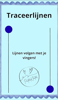 Lesmateriaal Traceerbladen - volgen met twee handen (vingers) van auteur PeuterKleuter