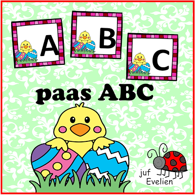 Lesmateriaal paas ABC van auteur juf Evelien