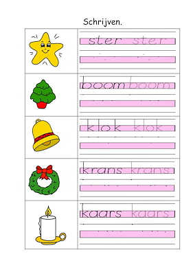 Lesmateriaal Kerst werkboekje groep 3 van auteur Juf Monique slide 4