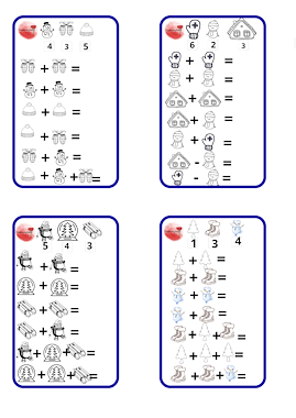 Lesmateriaal Winterse rekenpuzzels t/m 15 van auteur Creations by Astrid slide 2