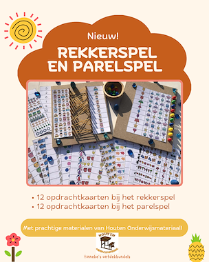 Lesmateriaal Zomer pakket rekkerspel en parelspel  van auteur Tinnekes ontdekbundels slide 1