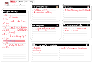 Lesmateriaal Teacher Planner - dagplanning van auteur Superleerkracht