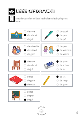 Lesmateriaal Verbeterbundel: thema de school van auteur deklasvankaat slide 2