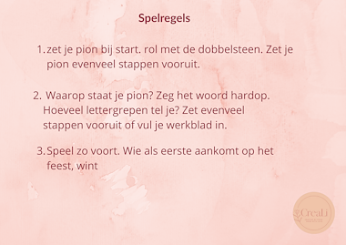 Lesmateriaal lettergrepenspel: thema carnaval van auteur CreaLi slide 2