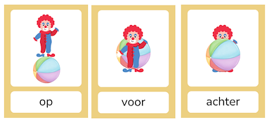 Lesmateriaal Plaatsbegrippen thema carnaval van auteur JufEllen98 slide 1