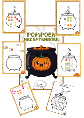 Lesmateriaal Spel: pompoensoepje (fijne mot. + wisk initiatie) van auteur Kleuterwereld slide 1