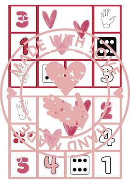 Lesmateriaal Knijpkaart - Valentijn van auteur Juf Lise slide 4