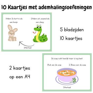 Lesmateriaal Ademhalingsoefeningen voor kinderen | Kalmeringstechnieken van auteur My Teacher Shares slide 2