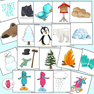 Lesmateriaal Bee-Bot® Winter sneeuwglobes, 3 niveaus, maak een sneeuwbol  van auteur LDN Clipart slide 3