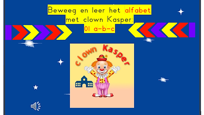 Lesmateriaal Leer het ALFABET 01 a-b-c-d-e-f van auteur Gratis leuke leesboekjes slide 1