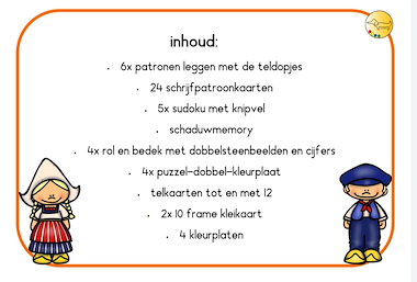 Lesmateriaal Nederland: inloop activiteiten bundel van auteur JufJoyceKuenen slide 3