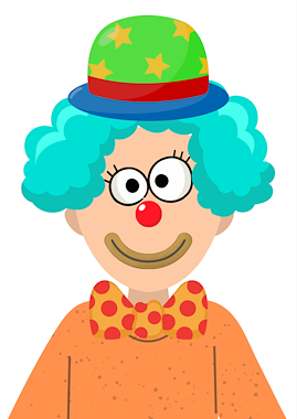 Lesmateriaal Carnaval: clown aankleden met voorbeeldprenten van auteur JufkeSarah slide 2