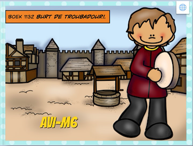 Lesmateriaal Lezen Burt de troubardour! van auteur Gratis leuke leesboekjes