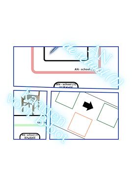 Lesmateriaal AN - de school (deel 1) - spel 1: bbot van auteur Peggy Van Rompaey