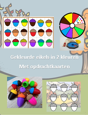 Lesmateriaal De eikels van eekhoorn van auteur Little Play Friends