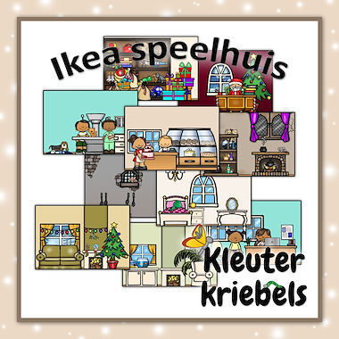 Lesmateriaal ROLLENSPELBUNDEL: IKEA POPPENHUIS van auteur Kleuter Kriebels
