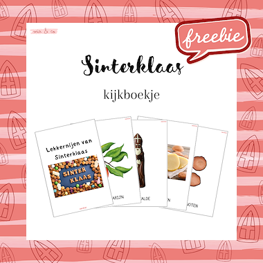 Lesmateriaal Kijkboekje Snoepgoed Sinterklaas van auteur MiaenCo slide 1