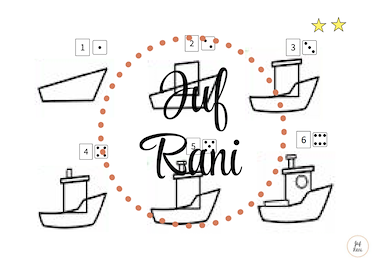 Lesmateriaal Stappenplannen - Teken de stoomboot van Sinterklaas  van auteur Juf Rani slide 2