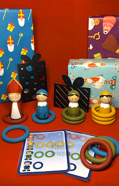 Lesmateriaal MINI BUNDEL: SORTEREN MET SINT EN PIET van auteur Kleuter Kriebels slide 4