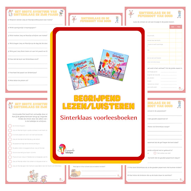 Lesmateriaal Begrijpend Lezen Sinterklaas Voorleesboeken van auteur Logopedie Ideetjes