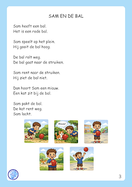 Lesmateriaal Verhalen in volgorde (groep 3) van auteur Alexandra Wit slide 2