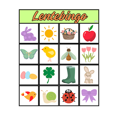 Lesmateriaal Lentebingo van auteur Lets Ergo