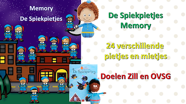 Lesmateriaal De spiekpietjes - memory van auteur Little Play Friends