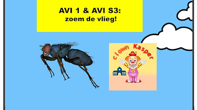 Lesmateriaal Lees junior: zoem de vlieg (avi-1) van auteur Gratis leuke leesboekjes slide 1