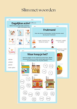 Lesmateriaal Slim met woorden - spelenderwijs taal ontdekken van auteur Speelwijs slide 1