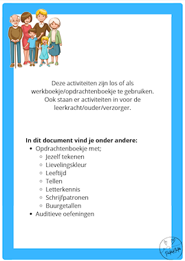 Lesmateriaal Activiteiten 'dit ben ik'/familie van auteur PeuterKleuter slide 2