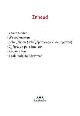 Lesmateriaal Kerst van auteur Monique ter Keurs slide 2