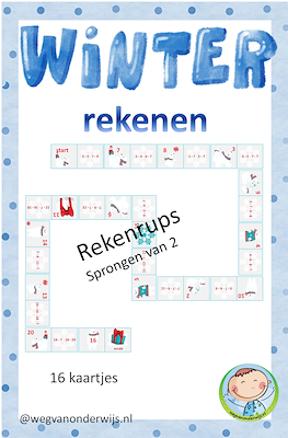 Lesmateriaal Winter rekenpakket groep 3/ eerste leerjaar van auteur wegvanonderwijs slide 3