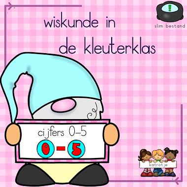 Lesmateriaal wiskunde in de kleuterklas: cijfers 0-5 van auteur katrotje