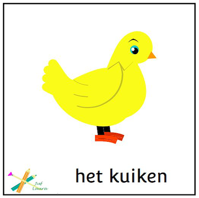 Lesmateriaal BeeBot kaarten jonge dieren van auteur Juffrouw Laura slide 3