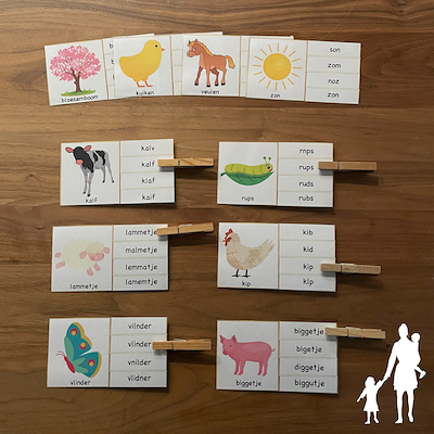 Lesmateriaal False uit de collectie Thema-lente van onderwijs lesmaterialen van auteur Nanny Melissa